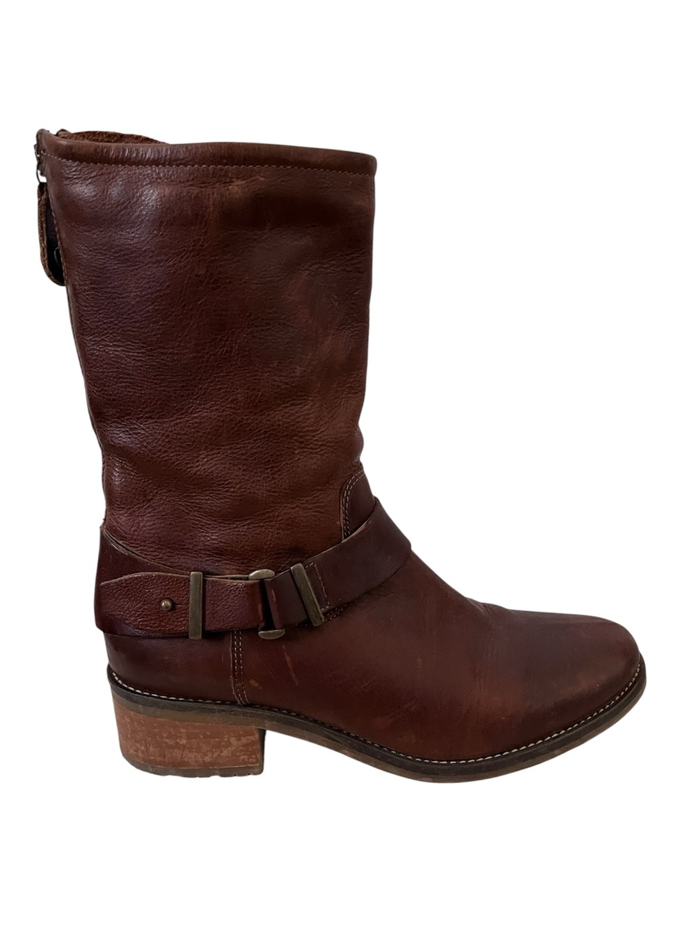 Fabianelli Leather Buckle Boots 39